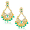 Sukkhi Marvellous Gold Plated Kundan Chandbali Earring For Women