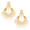 Sukkhi Glorious Mint Collection Gold Plated Chandbali Earrings For Women