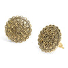 Sukkhi Elegant Oxidised Gold Plated Floral Stud Earring For Women