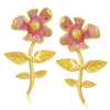 Sukkhi Floral Gold Plated Stud Earring For Women