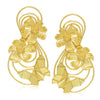 Sukkhi Floral Gold Plated Dangle Earring For Women