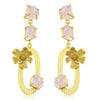 Sukkhi Elegant Gold Plated Floral Chandelier Earring For Women