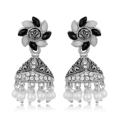 Sukkhi Elegant Floral Oxidised Earring for Women