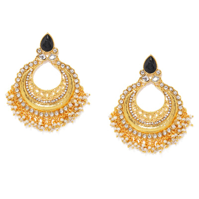 Sukkhi Ritzy Gold Plated Kundan Earring for Women