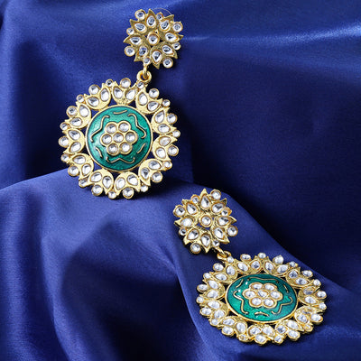 Sukkhi Bollywood Inspired Gold Plated Kundan Earring For Women