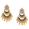 Sukkhi Cluster Gold Plated Kundan and Pearl Earring for Women