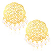 Sukkhi Ritzy Gold Plated Pearl Dangle Earrings For Women