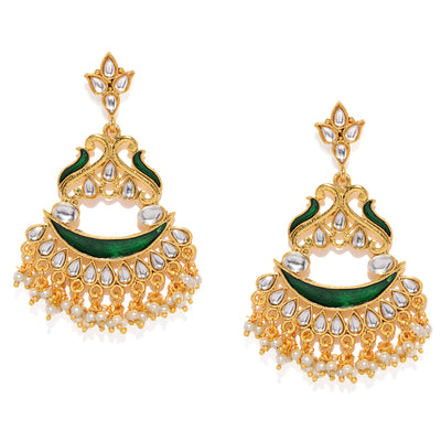 Sukkhi Resplendent Gold Plated Dangler Earring for Women