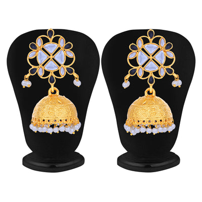 Sukkhi Sparkling Gold Plated Pearl Jhumki Earring For Women