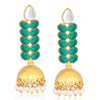 Sukkhi Trendy Gold Plated Pearl Chandelier Jhumki Earrings For Women