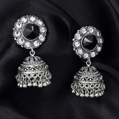 Sukkhi Attractive Oxidised Plated Jhumki Earring for Women