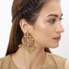 Sukkhi Elegant Gold Plated Chand Bali Earring for Women