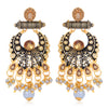 Sukkhi Fashionable LCT Gold Plated Pearl Chandbali Earring For Women