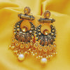 Sukkhi Fashionable LCT Gold Plated Pearl Chandbali Earring For Women