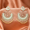 Sukkhi Trendy Mint Collection Gold Plated Chand Bali Earring for Women