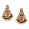 Sukkhi Meenakari Gold Plated Chand Bali Earring for Women