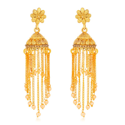 Sukkhi Alluring Floral Gold Plated Earring for Women