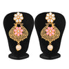 Sukkhi Dazzling Floral Kundan Gold Plated Earring for Women