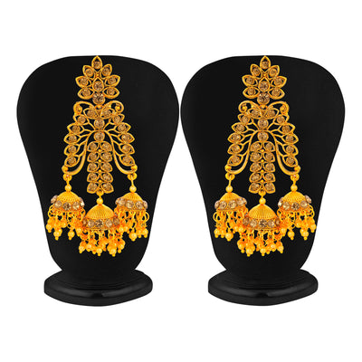Sukkhi Spectacular Floral Gold Plated Earring for Women