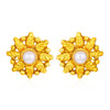 Sukkhi Brilliant Gold Plated Pearl Stud Stud for Women