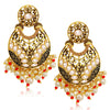 Sukkhi Sparkling LCT Gold Plated Pearl Chandelier Earring For Women