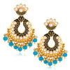 Sukkhi Brilliant LCT Gold Plated Chandelier Earring For Women