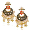 Sukkhi Charming LCT Gold Plated Pearl Chandbali Earring For Women
