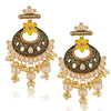 Sukkhi Spectacular LCT Gold Plated Pearl Chandbali Earring For Women