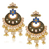 Sukkhi Sparkling LCT Gold Plated Pearl Chandbali Earring For Women
