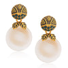Sukkhi Classy Leafy Gold Plated Pearl Dangle Earring For Women