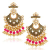 Sukkhi Glimmery LCT Gold Plated Pearl Chandelier Earring For Women