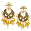 Sukkhi Elegant LCT Gold Plated Floral Chandelier Earring For Women