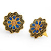 Sukkhi Awesome LCT Gold Plated Floral Stud Earring For Women