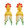 Sukkhi Glamorous Gold Plated Pearl Chandelier Earring for Women