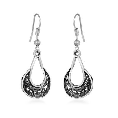 Sukkhi Spectacular Oxidised Drops Earring for Women