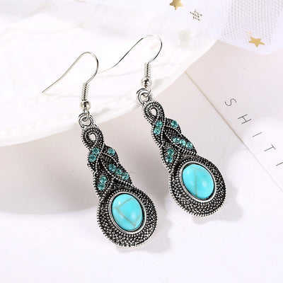 Sukkhi Modern Tribal Artificial Stone Rhodium Plated Earring for Women