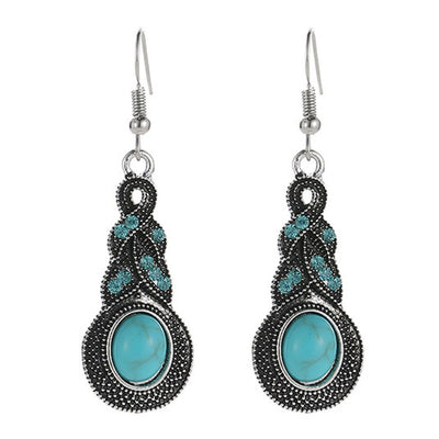 Sukkhi Modern Tribal Artificial Stone Rhodium Plated Earring for Women