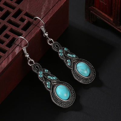 Sukkhi Modern Tribal Artificial Stone Rhodium Plated Earring for Women