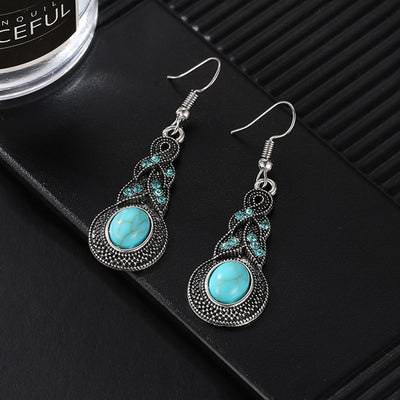 Sukkhi Modern Tribal Artificial Stone Rhodium Plated Earring for Women