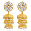 Sukkhi Exclusive Kundan Gold Plated Pearl Jhumki Earring For Women