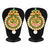 Sukkhi Graceful Gold Plated Kundan Peacock Almond Earring for Women