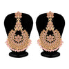Sukkhi Glimmery LCT Rose Gold Plated Chandbali Earring For Women