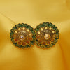 Sukkhi Classic Gold Plated Mint Collection Stud Earring For Women