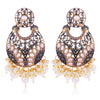 Sukkhi Sparkly LCT Gold Plated Pearl Chandbali Earring For Women