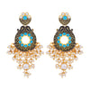 Sukkhi Glorious LCT Gold Plated Pearl Chandelier Earring For Women