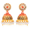 Sukkhi Graceful Gold Plated Mint Collection Pearl Jhumki Earring For Women