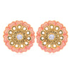 Sukkhi Beautiful Gold Plated Mint Collection Stud Earring For Women