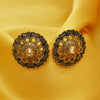 Sukkhi Dazzling Gold Plated Mint Collection Stud Earring For Women