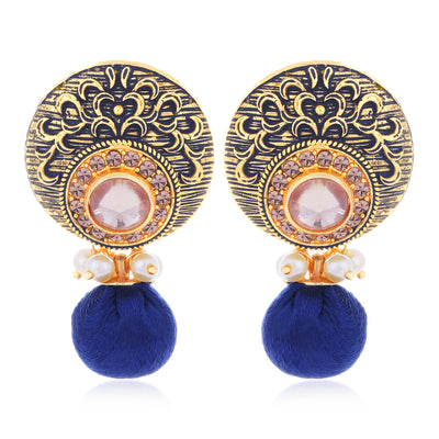 Sukkhi Classy LCT Gold Plated Dangle Earring For Women