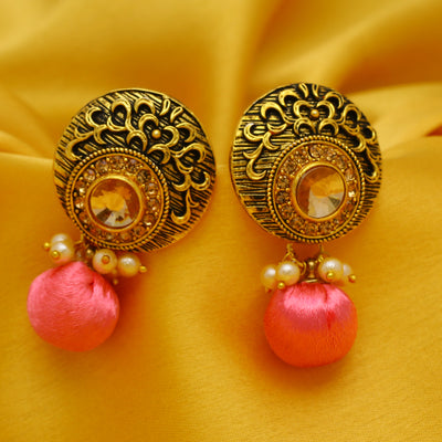 Sukkhi Fancy LCT Gold Plated Dangle Earring For Women